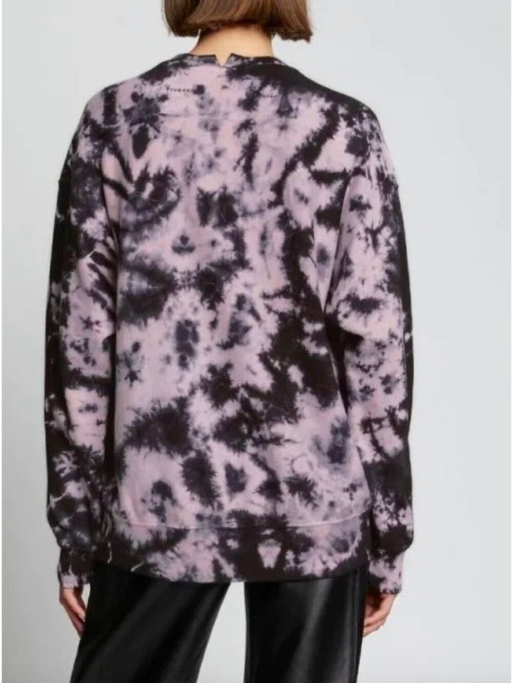 Proenza Schouler White Label Tie Dye Cotton Sweatshirt Size Small